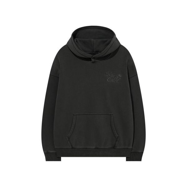 커버낫 COVERNAT 우먼 오버핏 피그먼트 후디 차콜 CO2601HD71CH 134176