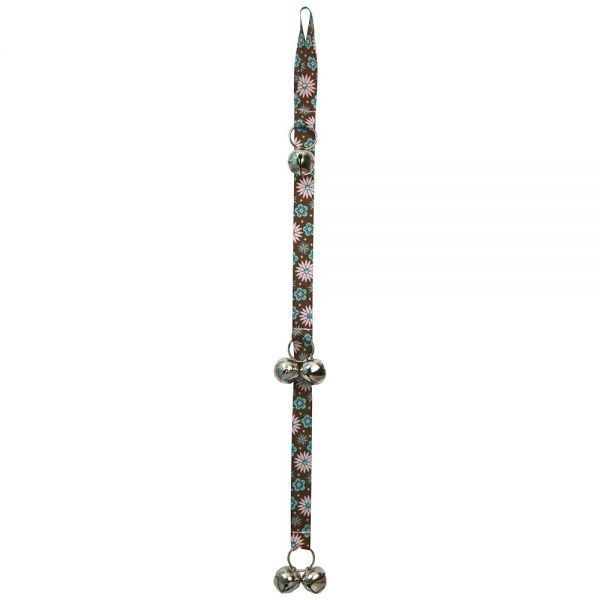 Yellow Dog Design 딩도그 벨, 핑크 및 틸 플라워