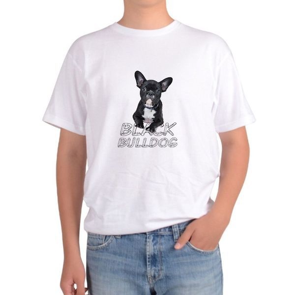 [하프클럽]반팔티 블랙불독 불도그 BULLDOG 검은불독 반려견