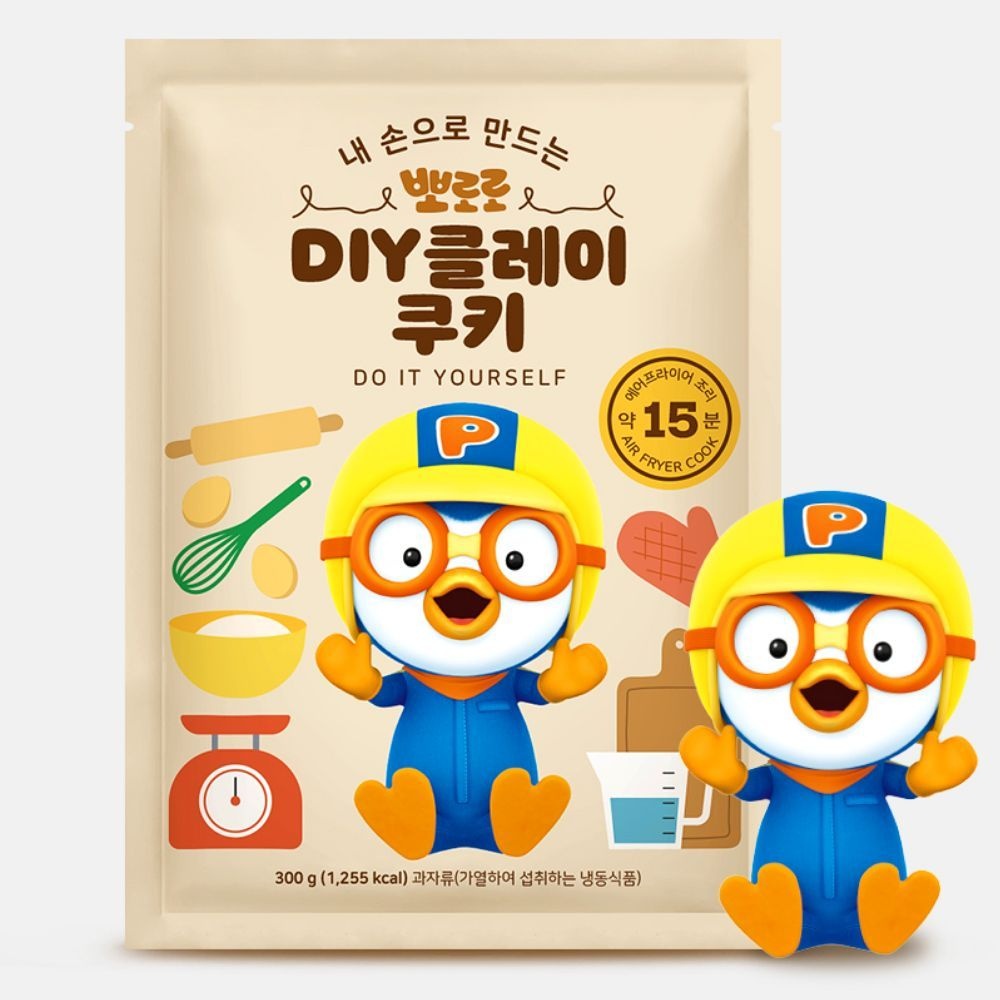 [뽀로로][본사직영] 뽀로로 천연색소 DIY 클레이쿠키 과자만들기 세트 : 롯데ON