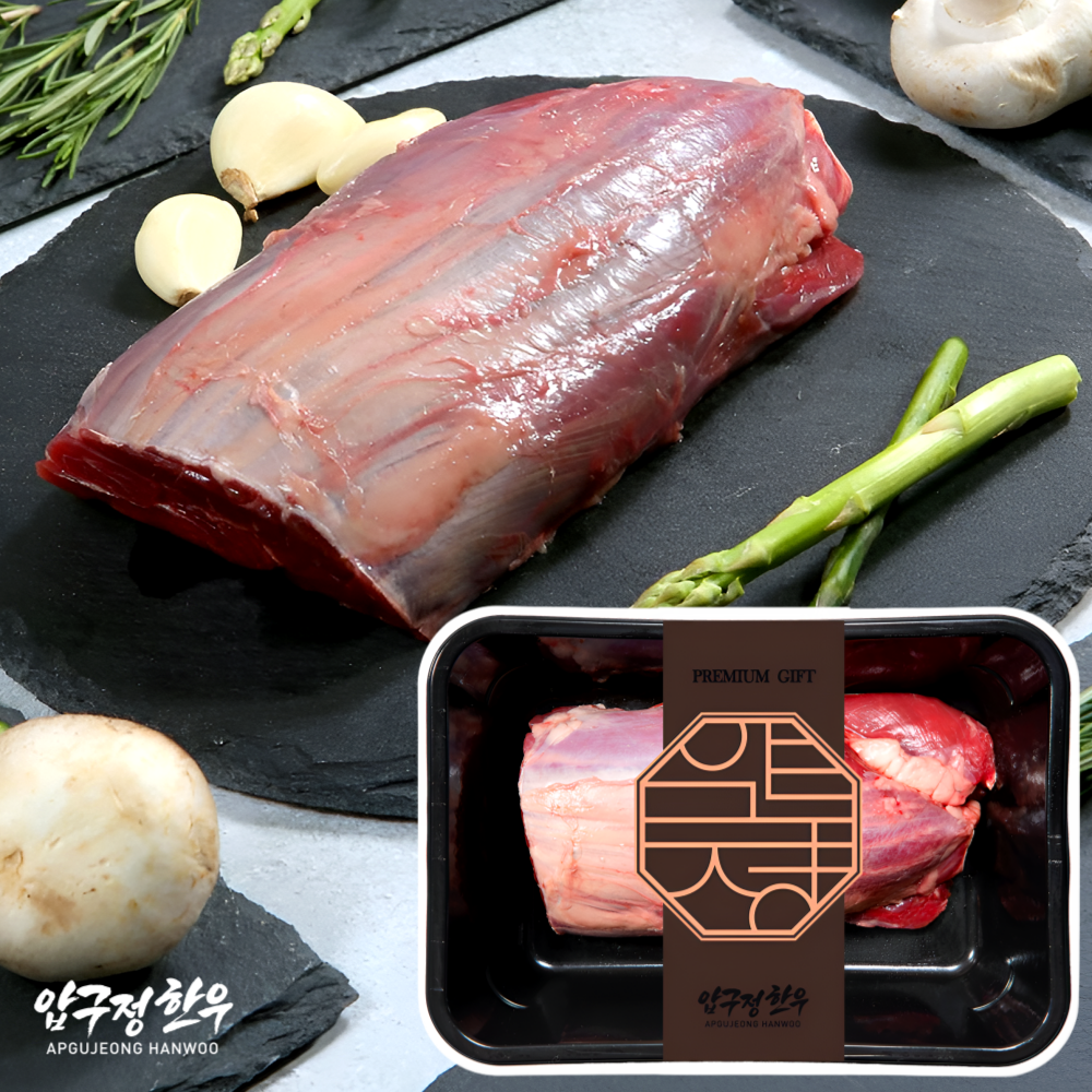 압구정한우 [냉장] 한우 사태살(미절단) 1++ 300g 국거리 장조림 수육 전골 곰탕 찜 아롱 사태 투뿔한우 마장동 프리미엄 소고기