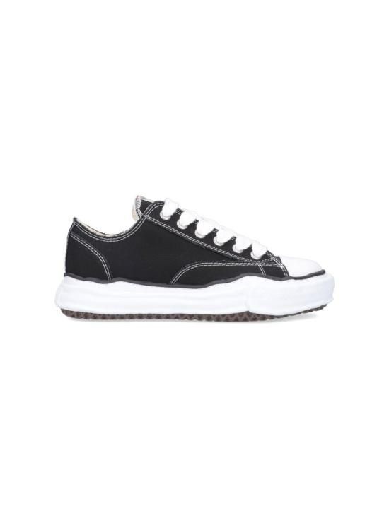26SS 메종 미하라 야스히로 피터슨 OG 솔 캔버스 로우 A01FW702BLACK