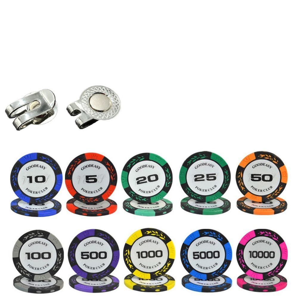 [가펑공예제품유한공사/미래통상][오늘출발] 카지노칩 10종 세트 볼마커 볼마커포
