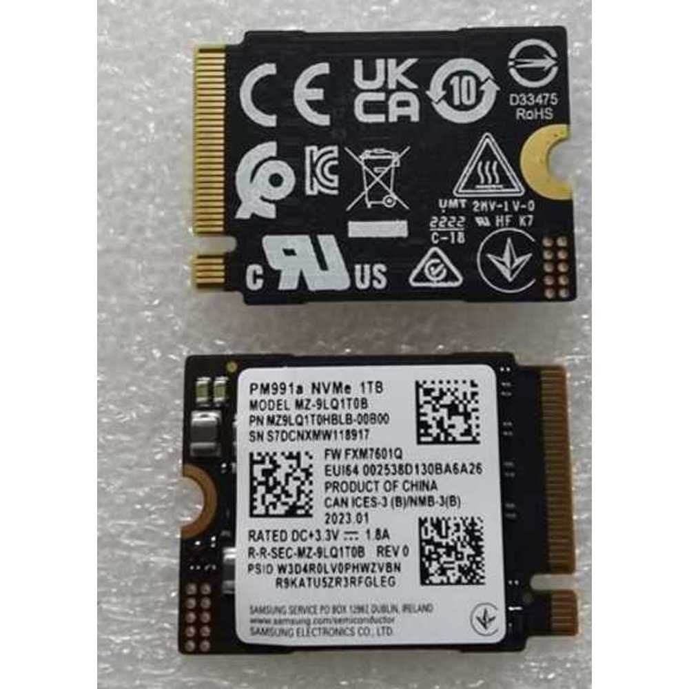[해외] 삼성 스팀 데크 SSD 솔리드 스테이트 드라이브PM991a 512G/1T M.2 2230 NVMe