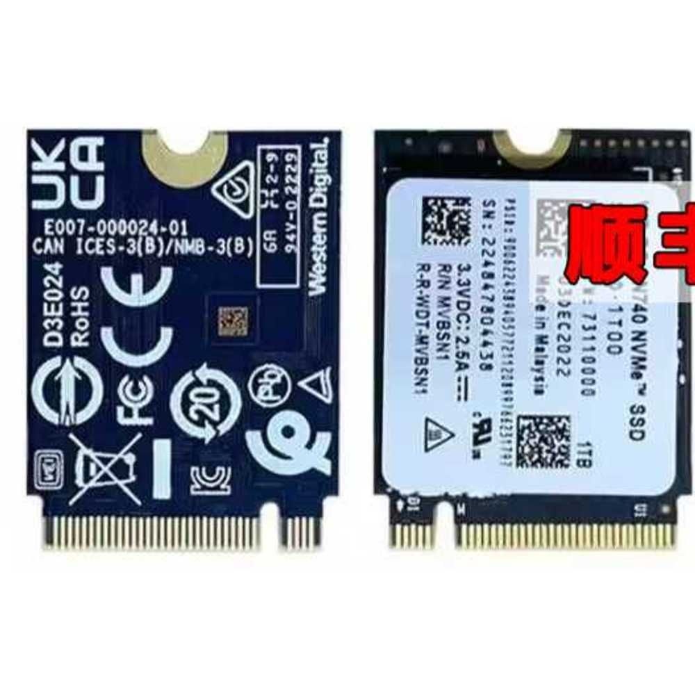 [해외] 웨스턴디지털 SN740 M.2 2230SSD 솔리드 스테이트 드라이브 PCIE4.0x4 NVMe1T/2T는 2242 변환 가능