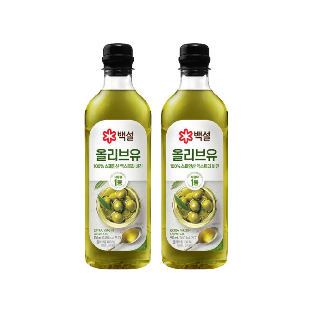 백설 올리브유 900ml 2개