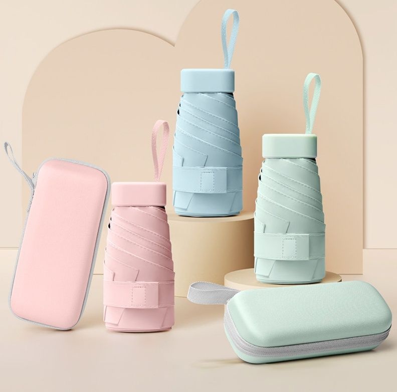 월드일렉콤 UPF50+ 초경량 암막 우산 미니 16cm 자외선 차단 우양산 양산 휴대용 장맛비