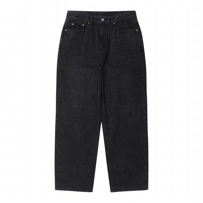 [Outlet] Black Straight Fit Jeans_C9PAM25383BKX