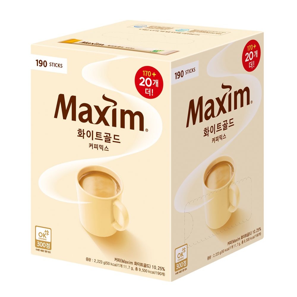 맥심 화이트골드 커피믹스 170T+20T