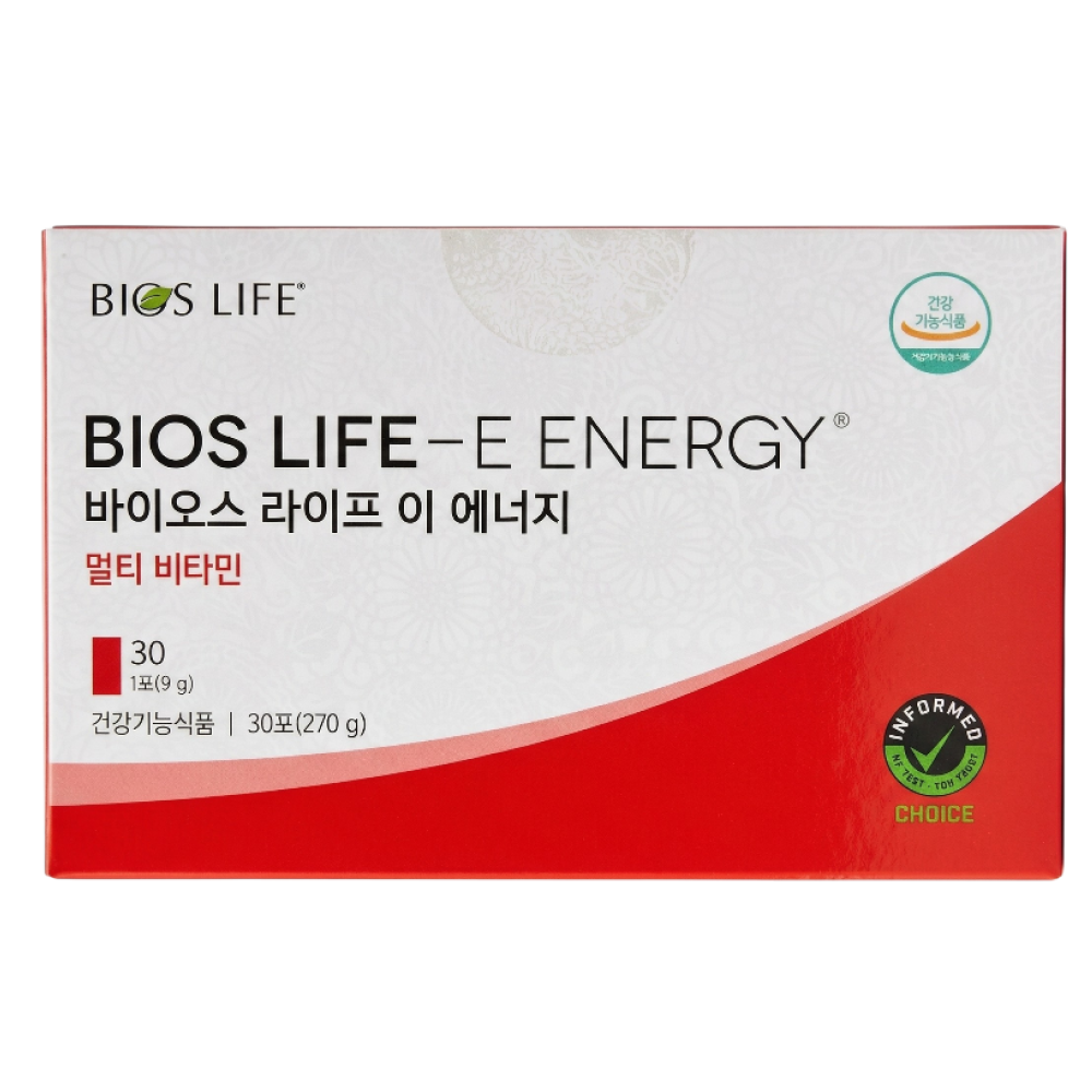 유니시티 바이오스라이프 이 에너지 멀티비타민 9g x 30포
