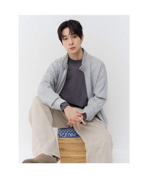 에잇세컨즈 8 Seconds 져지 집업 아우터 그레이 456239SS43 441307