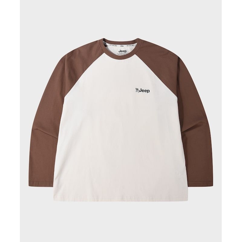 JEEP 3일특가(~3/10 10시)USA JEEP 래글런 롱슬리브 티셔츠 (JR5TSU064BR) 1099355