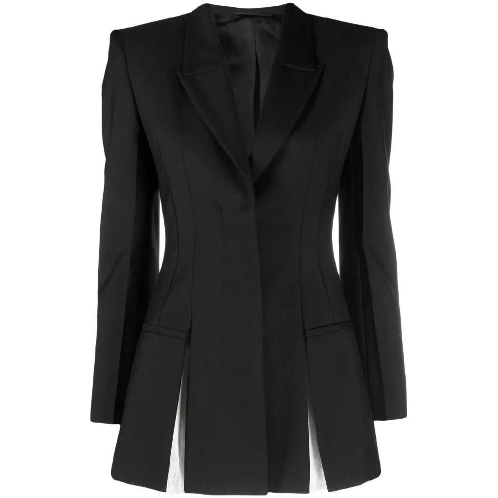 지방시 울 모헤어 숄더 패드 블레이저 BW30F213QB TP444619618