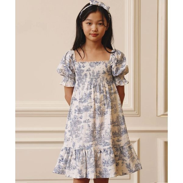 NOTHING FITS BUT [백화점상품] NOTHING FITS BUT 하나 반팔 여아 원피스 Paris, 베이비핑크 hana drs girl