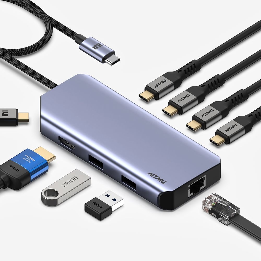 아트뮤 아트뮤 USB C타입 9in1 4K 60hz Gen2 10Gbps 멀티 허브 MH430