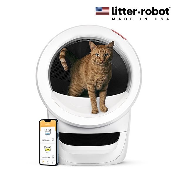 [롯데백화점] 리터로봇 4 고양이 자동 화장실 (화이트) LE1218881210