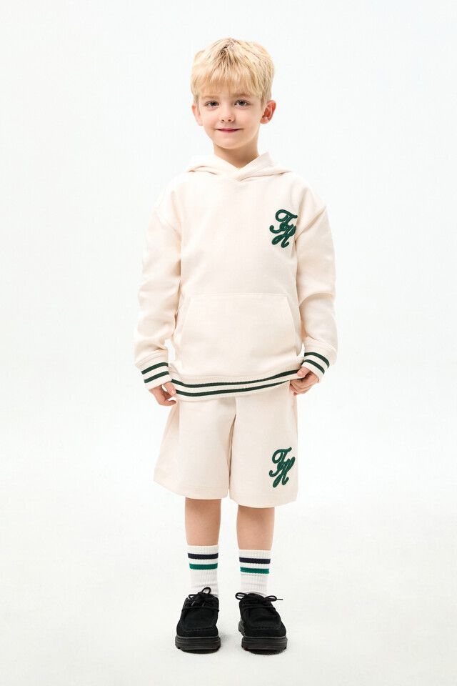 [롯데백화점] 타미힐피거 키즈 스크립트 그래픽 스웨트 쇼츠 T42G1PPQ510BT1 LE1221203456