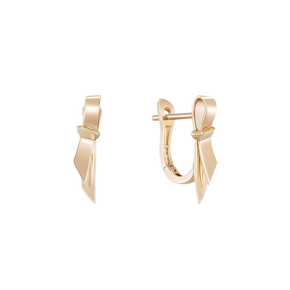 [롯데백화점] 미니골드 [GB]14K[플러터 컬렉션] 라이드 원터치 귀걸이 ELKM4127 LE1218482010