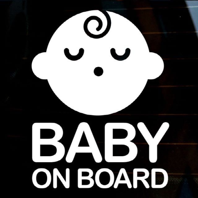자동차 초보운전 아기스티커_베이비 남아 BABYONBOARD