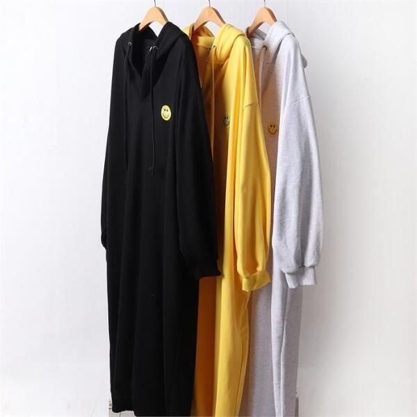 [강물처럼] 빅사이즈사랑해요 I176L202 브이넥후드롱원피스 RA (8197394A)