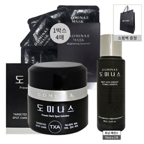 도미나스 도미나 크림 시즌6 트라넥산삼 태극제약50g 1개+토닝에센스...