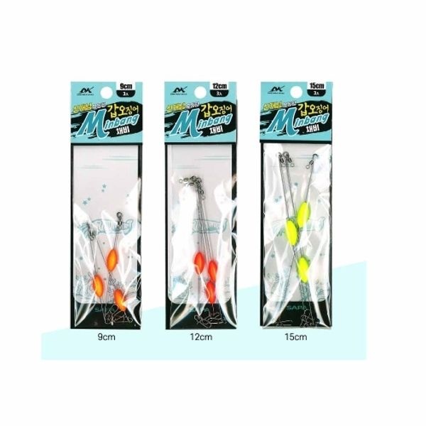 싸파 더블킬 민뱅채비 15cm 3개입 SDK-MBG15 유동 갑오징어...