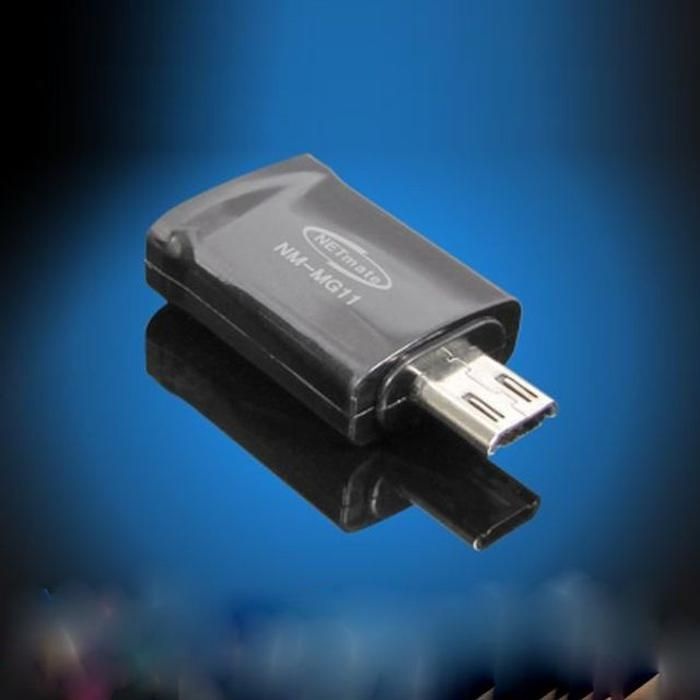 5핀 MHL실속 to 11핀 젠더 변환 NM MG11 NETmate 블랙