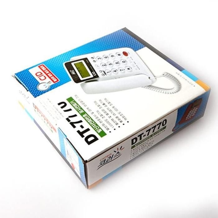 코러스 발신알찬자전화 전화기 DT-7770(색상랜덤)