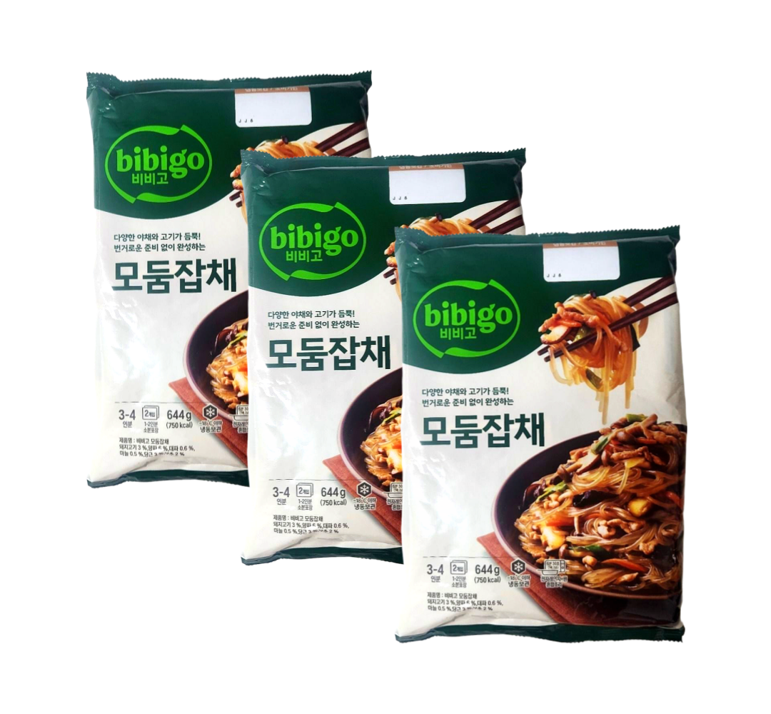비비고 모둠 잡채 644g x 3개
