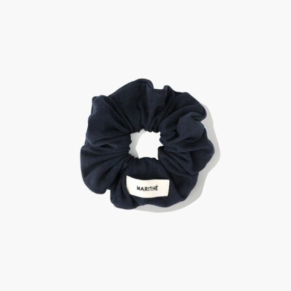 [마리떼 프랑소와 저버] PQJ MFG45CAC501NVY W BASIC COTTON SCRUNCHIE navy