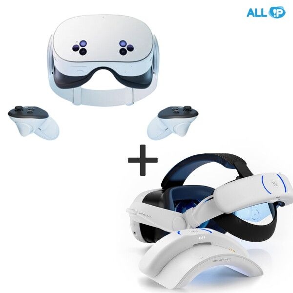 Meta Platforms Technologies, LLC [퀘스트] 메타  3S 128G meta quest 3s+ 고용량 배터리 헤드 스트랩 BINBOK VR T3 플러스 8000mAh