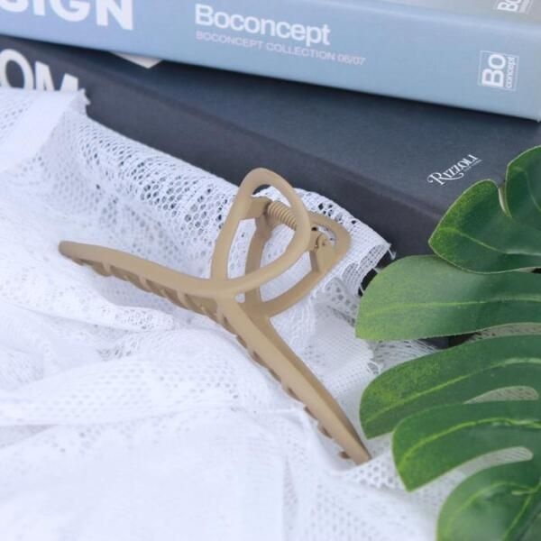 상세페이지 참조 [셀러허브잡화] 반묶음집게핀 올림머리 반묶음 대왕집게핀 무광 연운 반머리집게핀