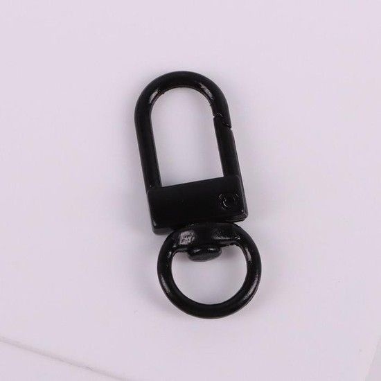 [MEM43213_62_62]키링부자재 키링재료 고리 100개 블랙