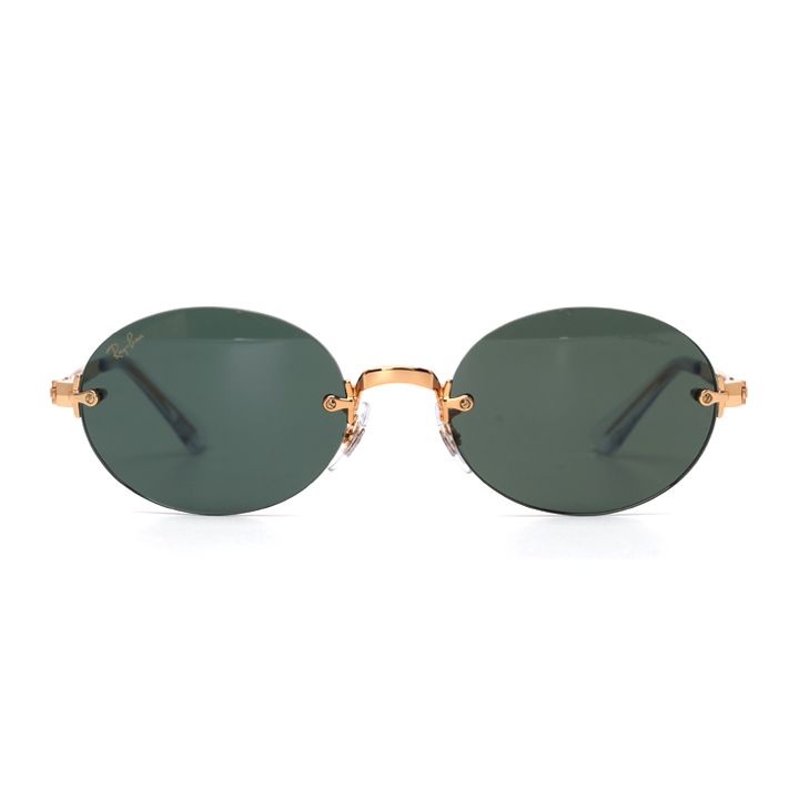 RB3929 001/71 54mm 레이벤 무테 선글라스 데일리 가벼운 긱시크 오벌형 림리스