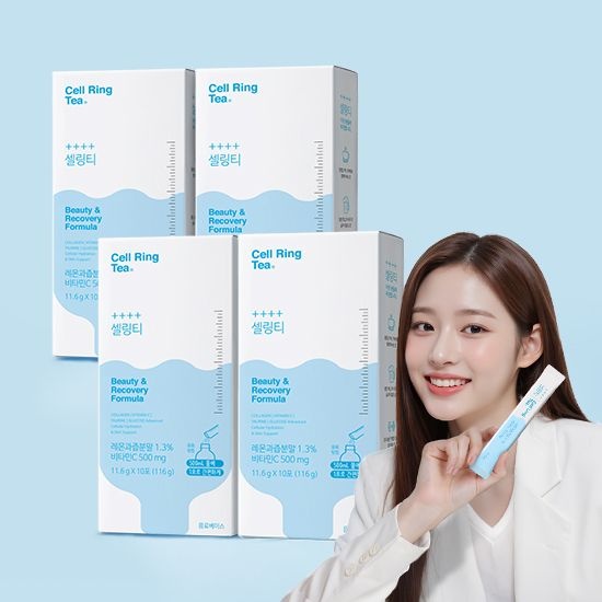 (주)세움바이오텍 로지나 [로지나공식] 셀링티 레몬맛 마시는포도당 이온음료 분말 4박스(40포)