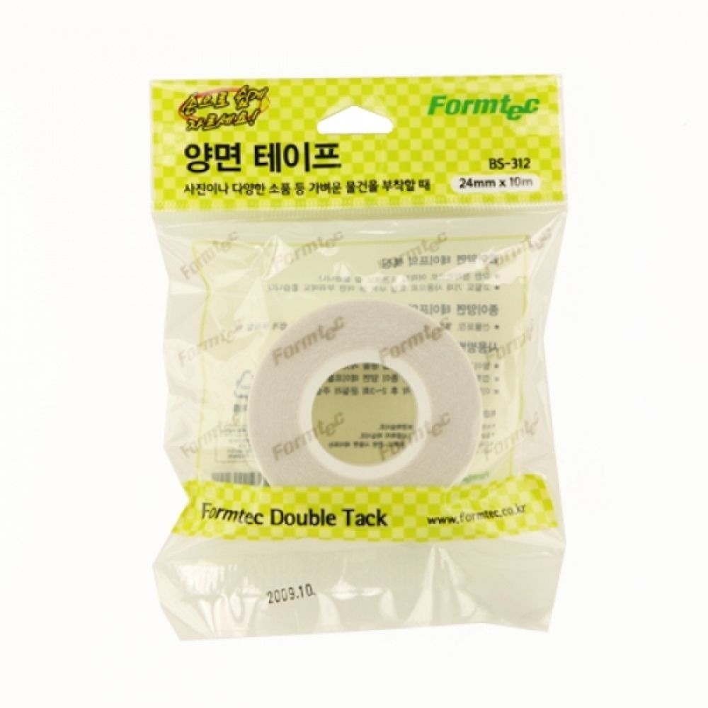 한국폼텍 폼텍)필름 양면테이프(BS-312 24mmx10m 1형)