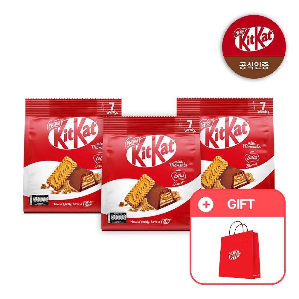 킷캣 로투스 미니 모먼트 7개입 3세트