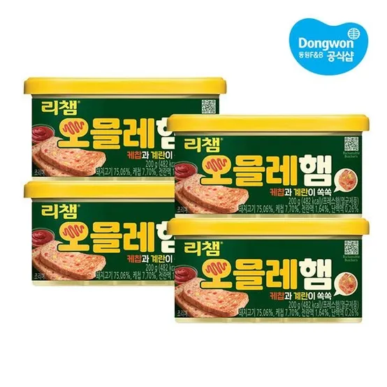 (현대Hmall) [동원] 리챔 오믈레햄 200g x 4개