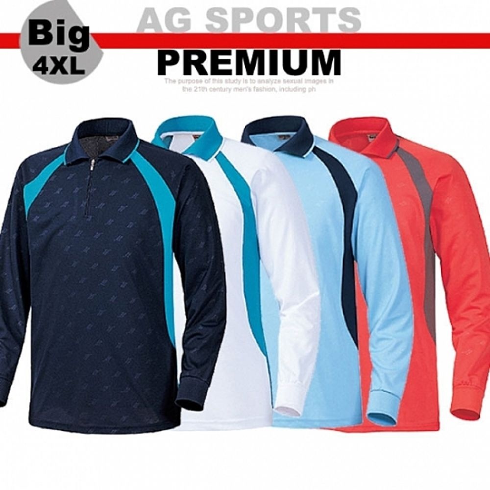 AG 폴로티 긴팔빅사이즈 카라티 MJ76147