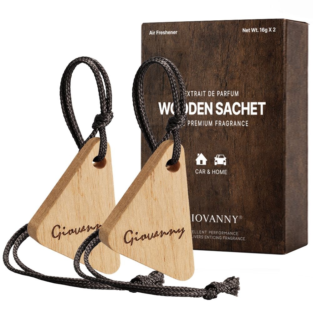 지오바니 차량용 퍼퓸 우든샤쉐 방향제 2p