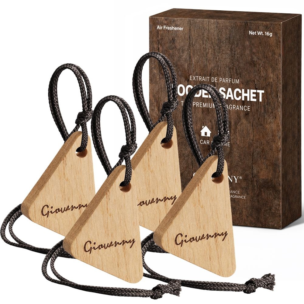 지오바니 차량용 퍼퓸 우든샤쉐 방향제 4p