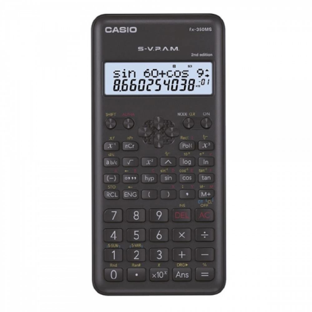카시오 공학용계산기 FX-350MS 85x155x12.2 100 (1EA)