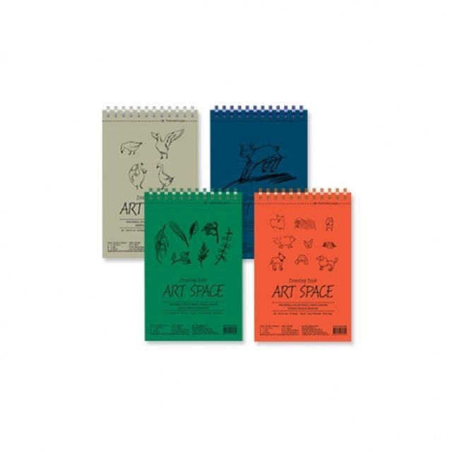 양지 5000 아트스페이스 드로잉북 A5 DS0250300/80매 148x224mm (1개) 부품 소모품 자재 파츠