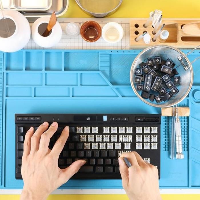 커세어 커스텀 키보드 타이핑고래 광적축 K70 RGB PRO OPX 커세어 K70 PRO 광적축(블.랙)