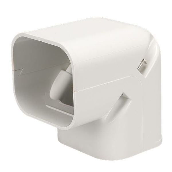 [하프클럽]한국배관커버 에어컨 배관 마감재 수직엘보90도 77mm 90도 SC90-77(I)