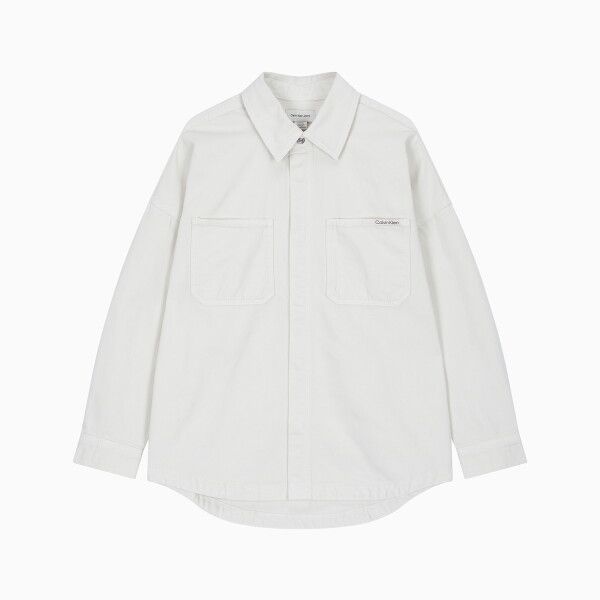 피브이에이치코리아유한회사 캘빈클라인 [캘빈클라인 진] [CK] 여성 오버사이즈 유틸리티 셔츠 47B083G RG3