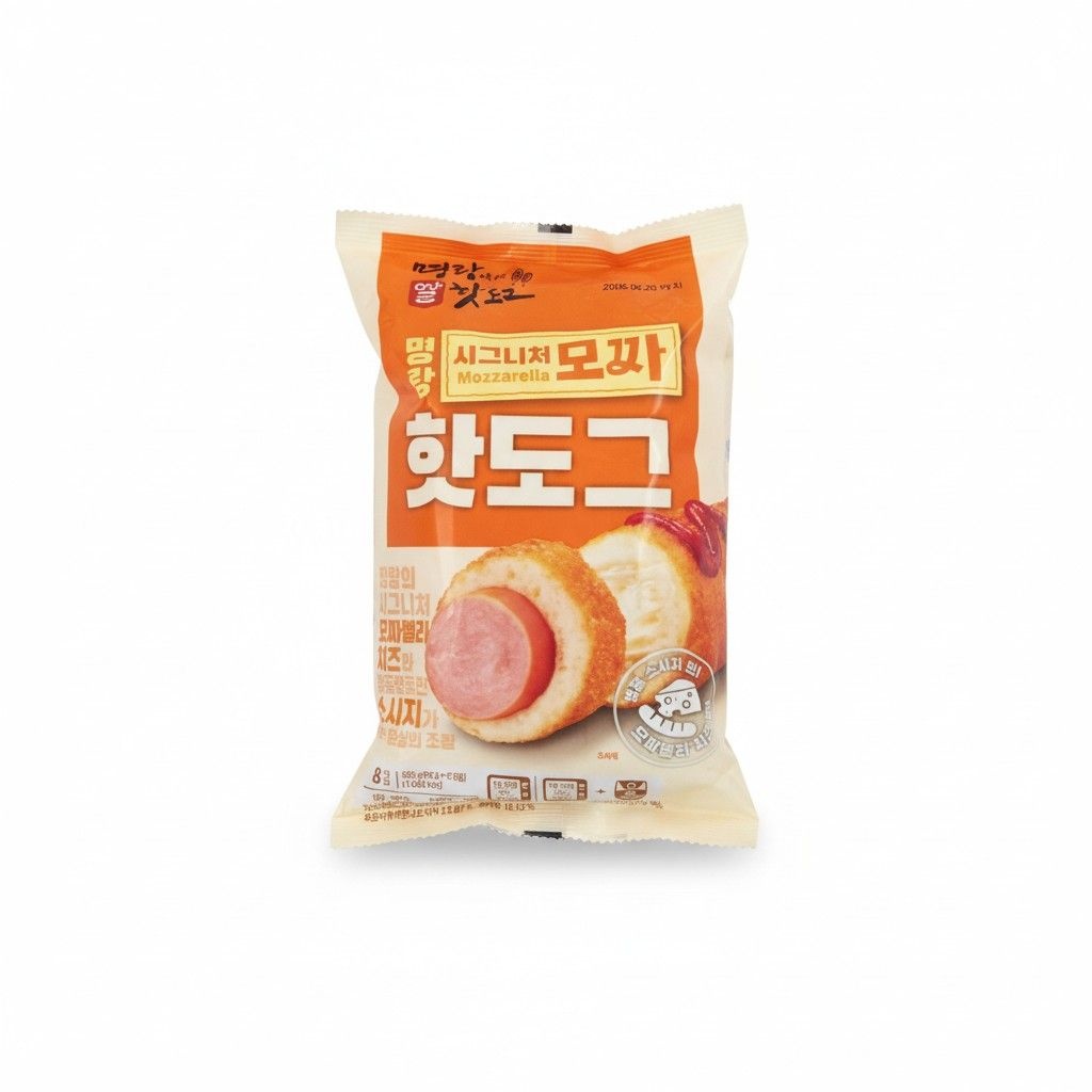 명랑시대외식청년창업협동조합 명랑핫도그 시그니처모짜 핫도그 680g 16개