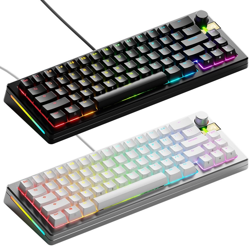 글로리어스 글로리어스 유선 커스텀 키보드 GMMK3 PRO HE 65% 블랙/실버