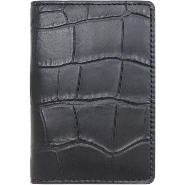 [해외] COACH 코치 F75913 블랙 Embossed Croco 가죽 카드 지갑 남성용 악세사리 카드케이스 카드지갑 496429