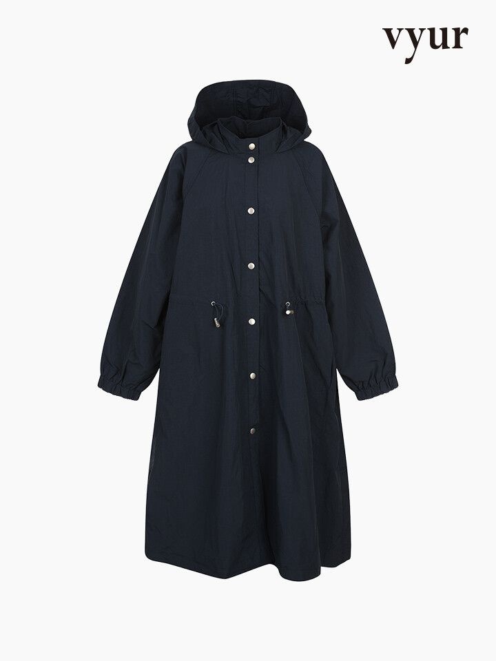 [패션플러스][이엔씨][vyur] 허리 스트링 롱 후드 점퍼 (ZSJPN218)